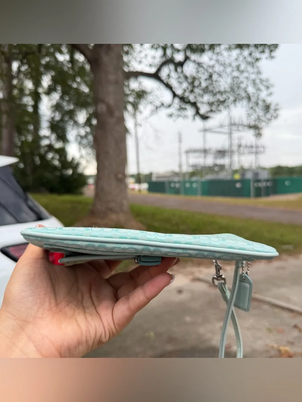 Vintage Coach Soho Teal Blue